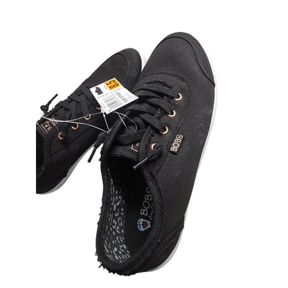 Bob's Womens Memory Foam Black Casual Sneakers Size 8.5