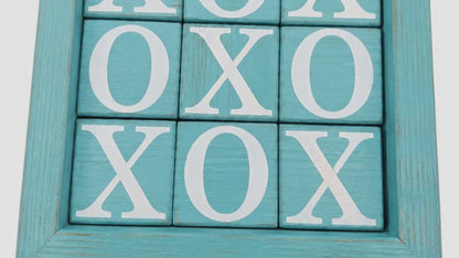 Handmade Wooden Lawn Tic Tac Toe Game | Personalized Outdoor Family Game