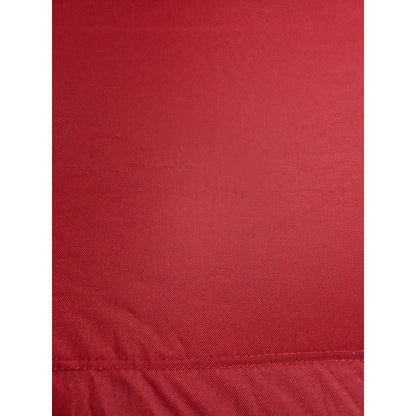 Adjustable Red Sun Lounger With Sturdy Steel Frame & Durable Fabric For Outdoor Relaxation