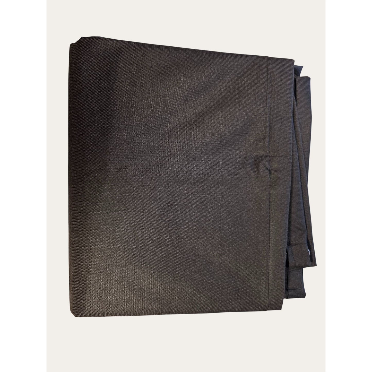 Heavy-Duty Deluxe Log Rack Cover 48" x 21" x 38" Black Weather Resistant Polyester