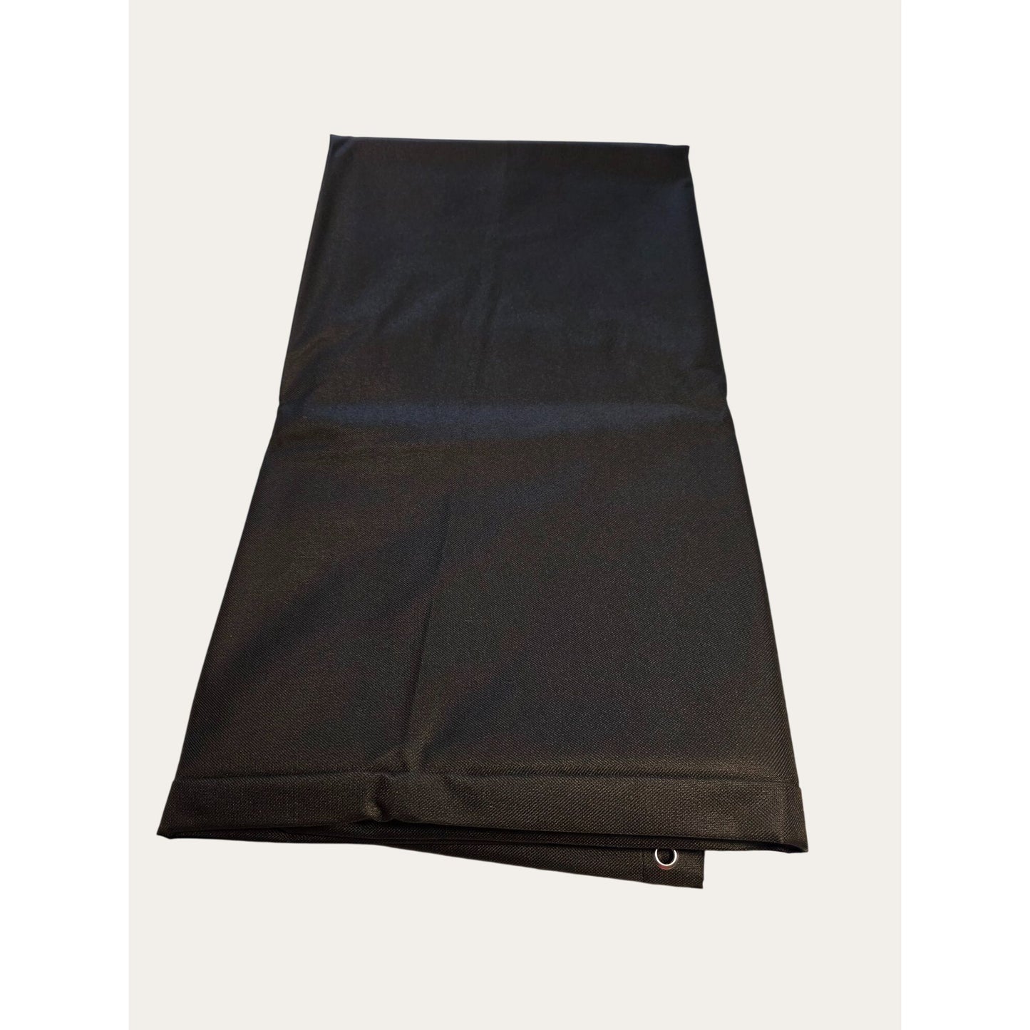 Heavy-Duty Deluxe Log Rack Cover 48" x 21" x 38" Black Weather Resistant Polyester