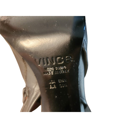 Vince Camuto Size 8.5 Pee Toe Slingback Open Heel Gray