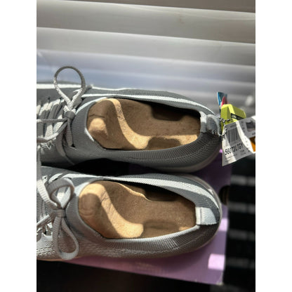 Skechers Performance Womens Go Walk Joy Gray Slip-On Athletic Sneakers