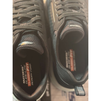 Skechers Men's Glide-Lite Classic Fit Black Sneakers With Memory Foam