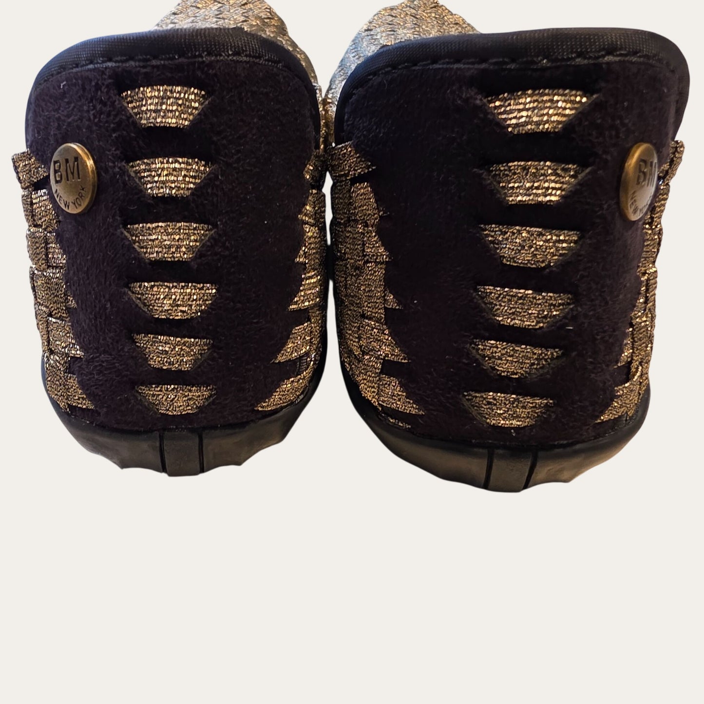 Bernie Mev Catwalk Bronze Women’s NIB Woven Comfort Shoes