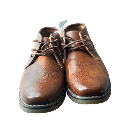 Steve Madden Symin Men's Cognac Leather Chukka Boots 10.5