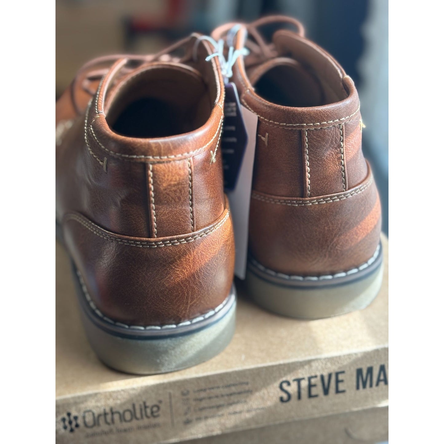 Steve Madden Syminmens shoes Cognac 10.5