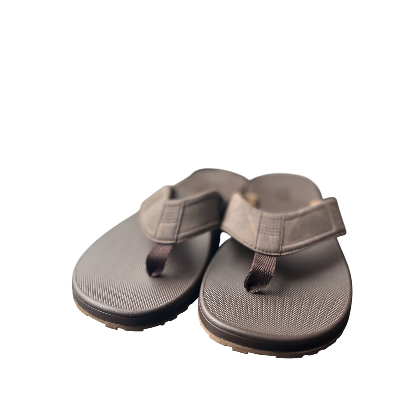 Flojos Mens Brown Memory Foam Sandals Size 10