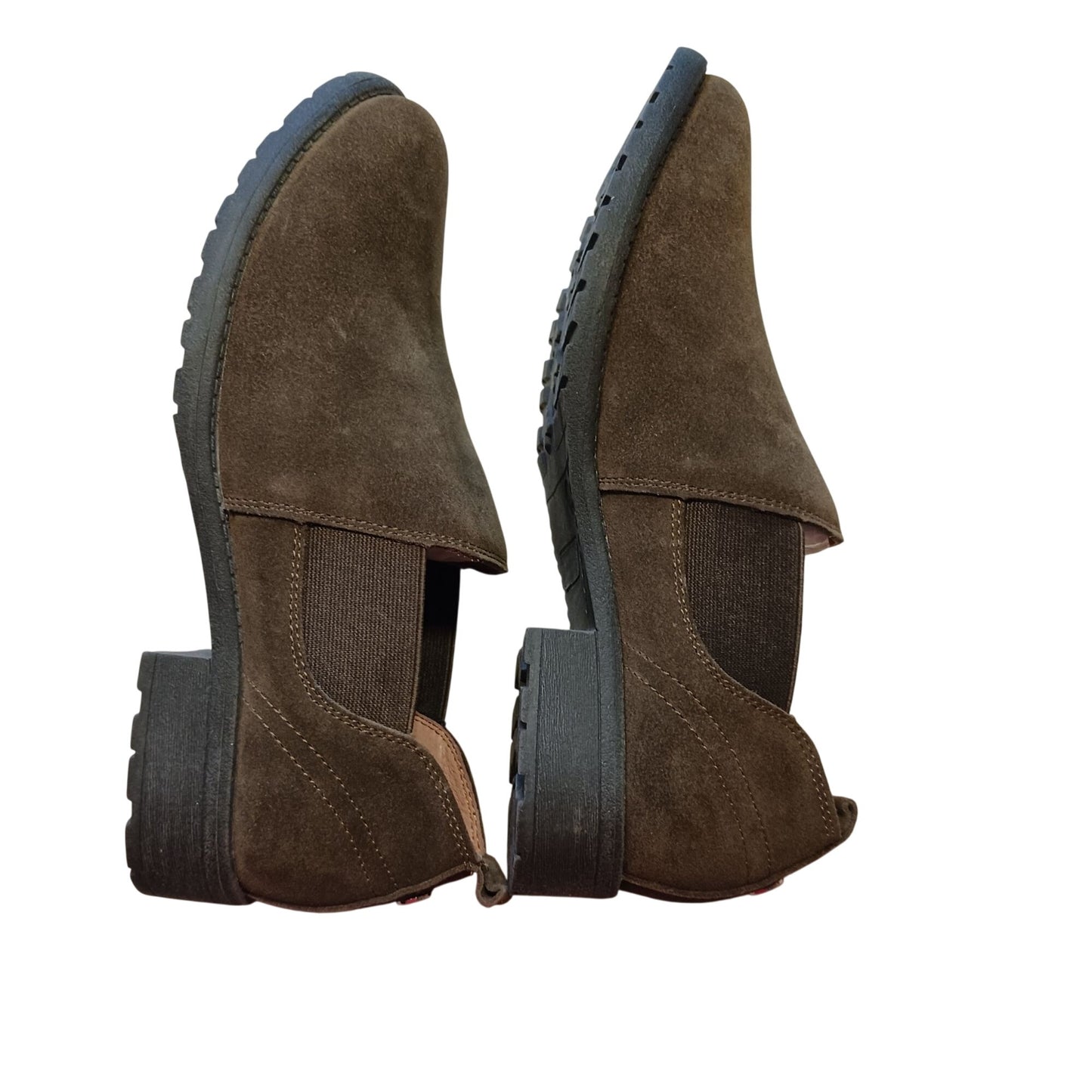 Bernie Mev  TW 199 Chelsea Suede Loafer Khaki