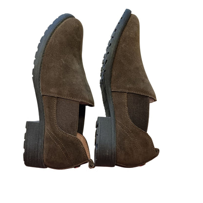 Bernie Mev  TW 199 Chelsea Suede Loafer Khaki