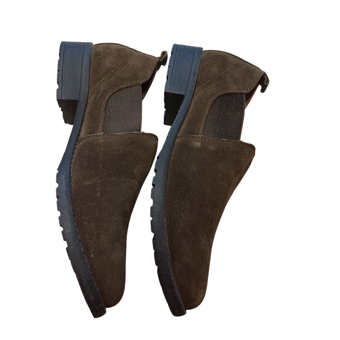 Bernie Mev  TW 199 Chelsea Suede Loafer Khaki