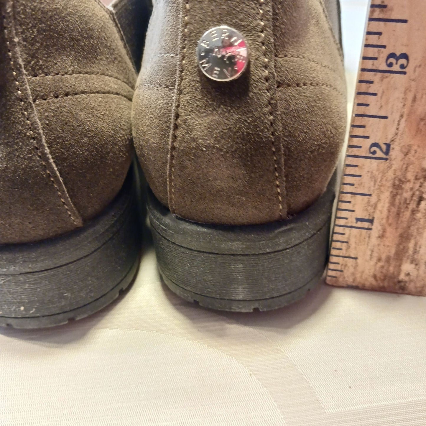 Bernie Mev  TW 199 Chelsea Suede Loafer Khaki