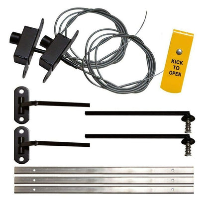 Unique Home Designs Foot-operated Fire Release Kit 5WG810BLACKFORK