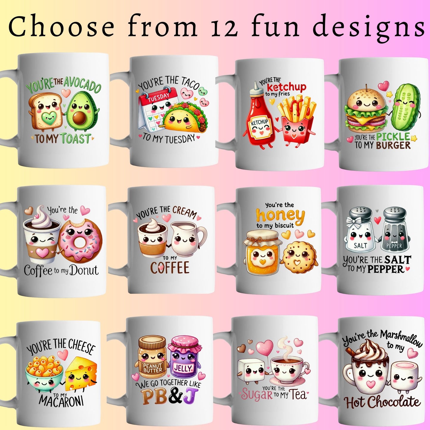 Foodie Love Coffee Mug & Graphic Tee Collection