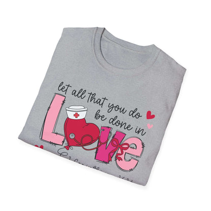 Christian Love Shirt Let All You Do Be Love Tee