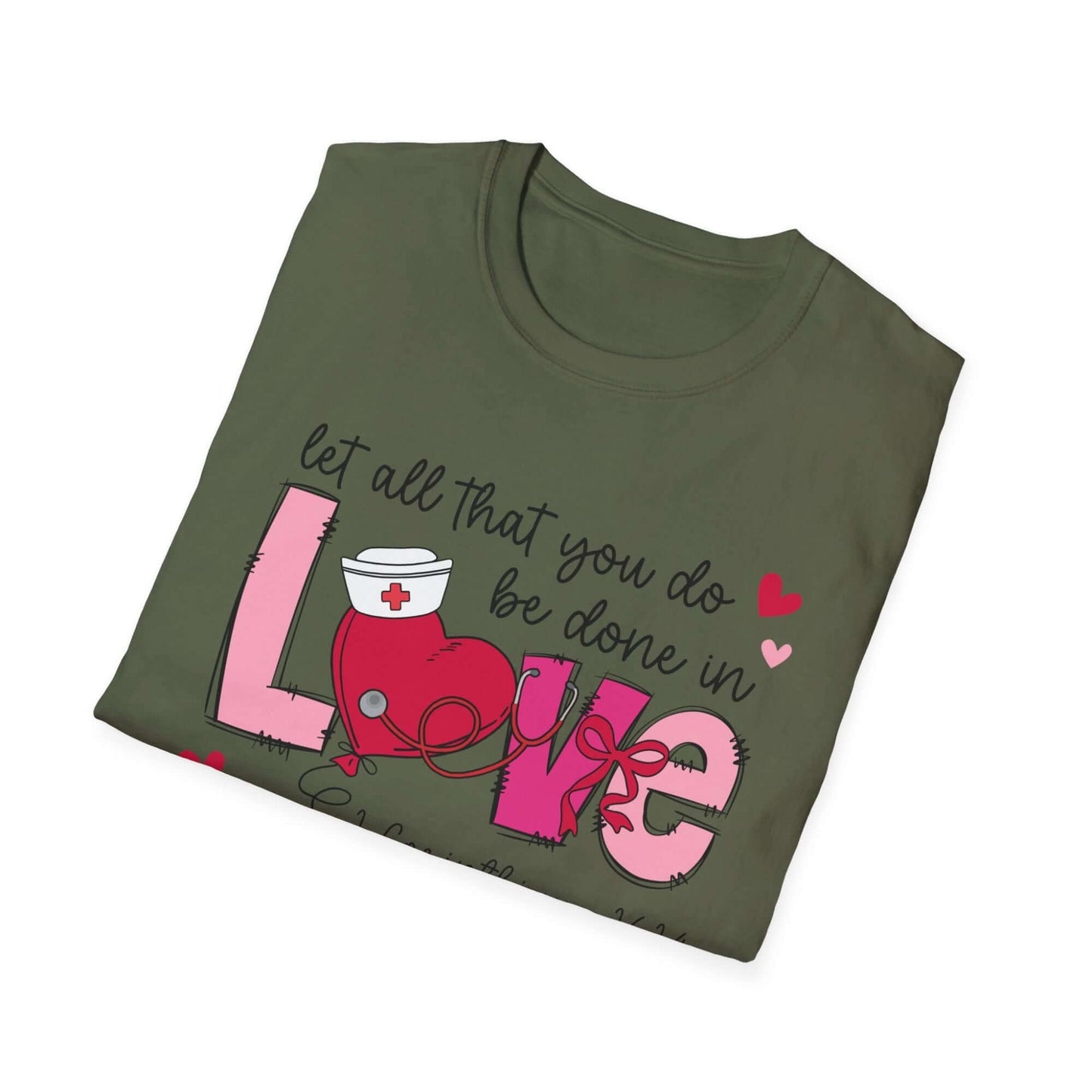 Christian Love Shirt Let All You Do Be Love Tee